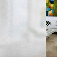 VSUDO Privacy Window Film Frosted Glass Pattern Window Tint for Home Static Adhesive Window Glass Sticker (90 x 200 cm)