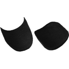 Healifty Pack of 20 Terry Cloth Shoulder Straps Sewn in Shoulder Strap Push Up Pad for Women Men Coat Clothing Shirt Accessories Sewing Accessories (Black)
