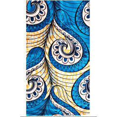 MAYNOWAX Fat Quarter African Wax Fabric 100% Cotton 2 Yards 1.80cm x 1.20cm