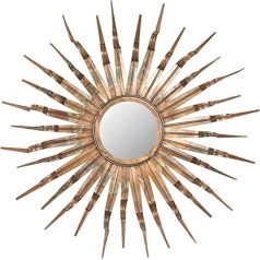 SAFA Livestock EUM3006 A, Fired Copper, 84 x 84.07 cm Metal Arch Mirror