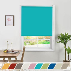 Fixed Blackout Roller Blinds with Cords (55