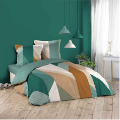 Douceur d'Intérieur, Malone Bed Linen 240 x 220 cm, 3 Pieces, 100% Cotton