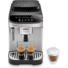 De'Longhi Magnifica Evo ECAM 292.33.SB Fully Automatic Coffee Machine with Milk Frothing Nozzle, 5 Direct Selection Buttons for Espresso, Coffee and Coffee Specialities, Intuitive Control Panel, 2-Cup