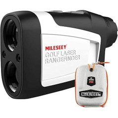 MiLESEEY Laser Golf Rangefinder 600 m with Slope, ± 0.5 m Accuracy, Flag Lock, Scan Mode, Rangefinder Hunting with 6x Magnification, Speed Measurement