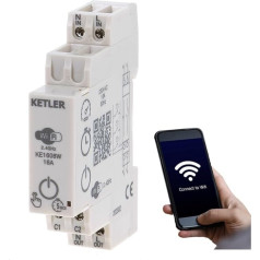 KE1608W 16A WIFI Modular Electricity Meter Direct Measurement Compatible with Smart Life and Tuya