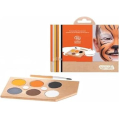 NAMAKI 6 Colours Wild Animals Certified Natural Cosmetics Make-Up Set