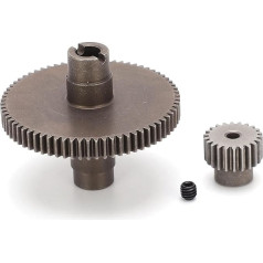 Motorgetriebe, Motorritzel, Stahlzahnradsatz, tragbare Ersatzteile for RC-Autos, RC-Ritzelsatz, Metallzahnräder for Motoren, rostfrei, 104001, 1/10 RC-Auto