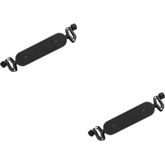MERRYHAPY 2St kinderwagen pedal Füße anbringbar Kissen Halter Unterstützung Anrichte Kinderwagen Fußstütze Babywagen Fußstütze fußhocker Kinderwagen Trittbrett Fußstütze Plastik Black