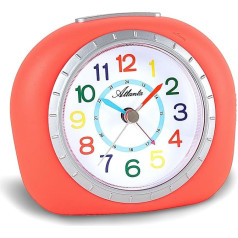 Atlanta 1966 Children’s Alarm Clock, Learning Clock Analogue without Ticking Light Snooze