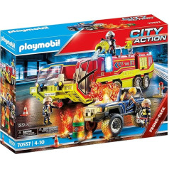 Playmobil City Action 70557 Fire Engine with Fire Engine Including Light and Sound Effect, for Children Aged 4 - 10 years.