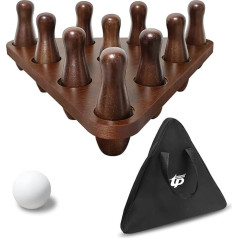 Shuffleboard Bowling Game, Shuffleboard Bowling Pins Set, Shuffleboard Table Top Games, Portable Shuffleboard Bowling Games, Shuffleboard Placemat for Indoor and Outdoor Use