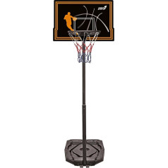 Sport1 Magic Basketball Hoop for Bedroom Outdoor Garden Games Basketball Hoop for Kids Adjustable 100-210cm Ring 38cm Metal Youth Unisex Black/Orange