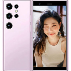 Hipipooo Mini Smartphone 3 Inch Android 8.1 Dual SIM Mini Phone 1000mAh Battery 0.3MP + 2MP Camera 2GB + 16GB (3G Pink)