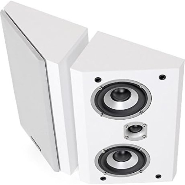 DYNAVOICE Pair of 2-Way Speakers Ideal for Dolby Atmos Ref. Magic FX-4 White