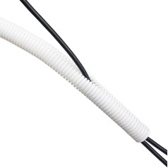 D-Line CTT1.1B Flexible PVC Cable Management System, white, CTT1.1/25W