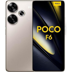 Xiaomi Poco F6 12GB + 512GB Smartphone Snapdragon® 8s Gen 3, Flow AMOLED Display 120Hz, 5000mAh Battery 90W Turbo Charging, Gold