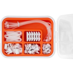 114 piece cable management kit