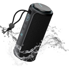 Raymate Bluetooth Speaker, 30 W Bluetooth 5.3 Wireless Music Box, Portable IPX7 Waterproof Bluetooth Box with Dual Bass Drivers, Stereo Pairing, 15 Hours Playback for Home, Outdoor, Party