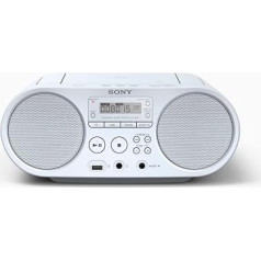 Sony ZSP-S50 CD/USB Radiorekorder (AM/FM), Weiß