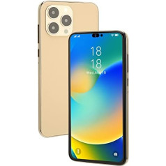 Bewinner Mobile Phone without Contract, 6.1 Inch Smartphone without Contract, Android 10 with Dual SIM 3G Cheap Mobile Phone 2G + 32G, 5MP + 8MP Cameras Support Face Unlocking, 4000 mAh Battery (Gold)