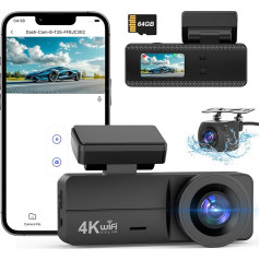 SIGRILL Dash Cam Car Front Rear 4K+1080P