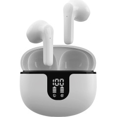 Quality Park Bluetooth Headphones In Ear, Wireless 5.2 HiFi Stereo Sound, IPX7 Waterproof Wireless, Touch Control, Noise Cancelling Headphones Bluetooth 40H Playtime