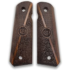 ZIB GRIPS Colt 1911 Pistol Grip Full Size 1911 (Government/Commander) Walnut Pistol Grip Handcrafted from Walnut Wood Ars.08