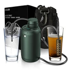 Portable Electric Survival System for Hurricane Storm Failures Backpacking Camping Cup Outdoor BKLES BK-2000 - Green