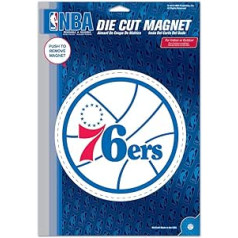 Wincraft Philadelphia 76ers Offizieller NBA Automagnet 15,2 x 22,9 cm