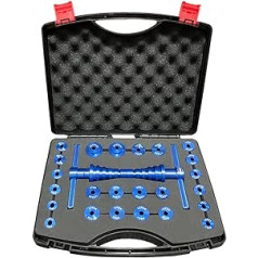 Umelee Bicycle Bearing Press Kit, Universal Hub and Wheel Bearing Installation Kit with Storage Box, Aluminum Alloy Bicycle Bearing/Hub Mounting Tool