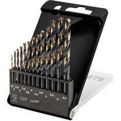 Graphite HSS-CNC metal drill bits, 124°, 