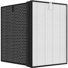 FY2420/30 FY2422/30 Replacement Filter Compatible with Philips Air Purifier AC2882, AC2887, A2889, AC3829, Series 2000 and 3000, Includes 1 HEPA Filter and 1 Activated Carbon Filter