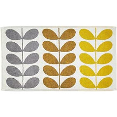 Orla Kiely Trio Stem Dune Bath Mat, 50 x 90 cm