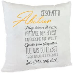 Cushion Created Gift ABI Master Bachelor's Degree with Great Sayings (ABI)