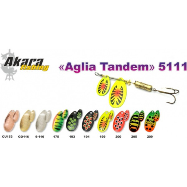 Māneklis AKARA «Aglia Tandem» Basic 5111 RT