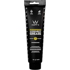 Peaty's Bike Suspension Assembly Grease (75 g) - Premium Plush Performance Paste Butter, Fork, Shock, Dropper Post, Controlled Shear Thinning for Consistent Smooth Function, Road Gravel Mountain