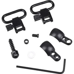 Lever Action Rifle Strap Mount Kit Split Band with 1 Inch QD 115 Sling Swivels for Winchester Marlin Mossberg