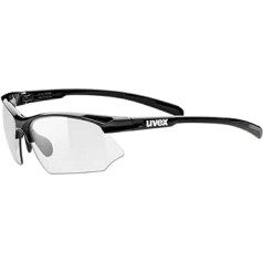 Uvex sportstyle 802 v unisex adult sports glasses, black
