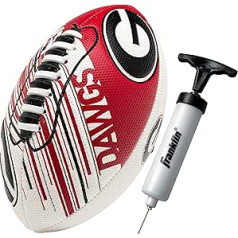 Franklin Sports Georgia Bulldogs Football - Youth Mini Football - 8.5 Inch Football - Spacelace Easy Grip Texture - Perfect for Kids