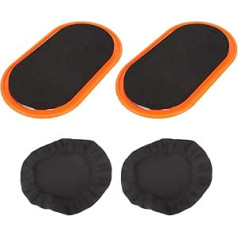 ZLXHDL Pack of 2 sliding discs, core sliders, durable exercise sliders, fitness discs for all types of surfaces, abdominal training equipment.