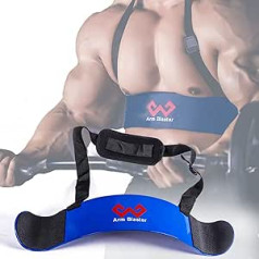 WAISFIT Arm Blaster Bicep Curl Thick Aluminium Adjustable Bodybuilding Bicep Isolator
