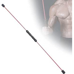 LIOYUHGTFY 1106 Fitness Swing Bar Pilates Bar Portable Yoga Stick Multifunctional Vibrating Fitness Bar Removable Pilates Yoga Bar with High Frequency Vibration Shaping Training Bar