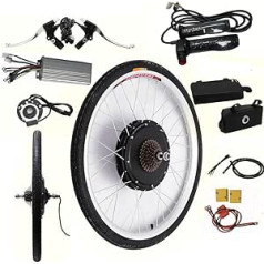 TIXBYGO 26 Inch E-Bike Conversion Kit 48 V 1000 W Brushless Gear Rear Wheel Hub Motor for Bicycle Rear Wheel Kit Bicycle Conversion Kit Pedelec Conversion Kit