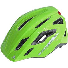 BULLS Tokee Children's Helmet with LED Light Green Lime 51-55 cm Adjustable