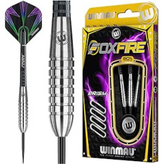 Winmau Foxfire Professional Tungsten Steeltip Darts Set with Flights and Shafts