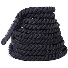 Battle Rope Hua Male and Female Fitness Rope, Outdoor Sports Fighting Rope, 50 mm 12 m, Comprehensive Training Rope, Physical Capacity, Wear-resistant Climbing Rope