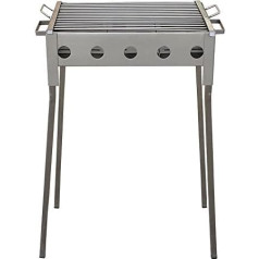 Flores Cortés Grill with Stand Black 33 x 33 x 60 cm Black