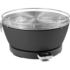 Vesuvio Table Grill, Smokeless Charcoal Grill, Black