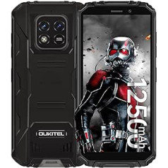 OUKITEL WP18 Outdoor Smartphone Without Contract, IP68 Outdoor Mobile Phone, 5.93 Inch Android 11 4G Mobile Phones, 4GB + 32GB (1TB Expandable) GPS/OTG Dual SIM Waterproof Mobile Phone