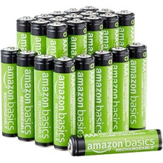 Amazon Basics 24 x AAA 800mAh Rechargeable Batteries